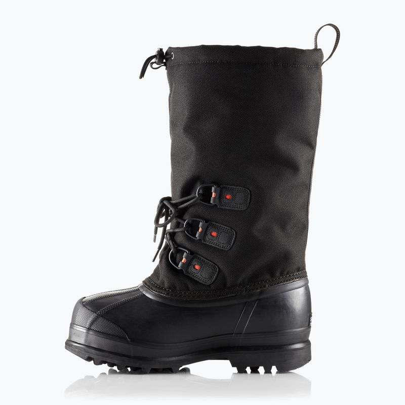 Women's snow boots Sorel Glacier XT black/red quar 3