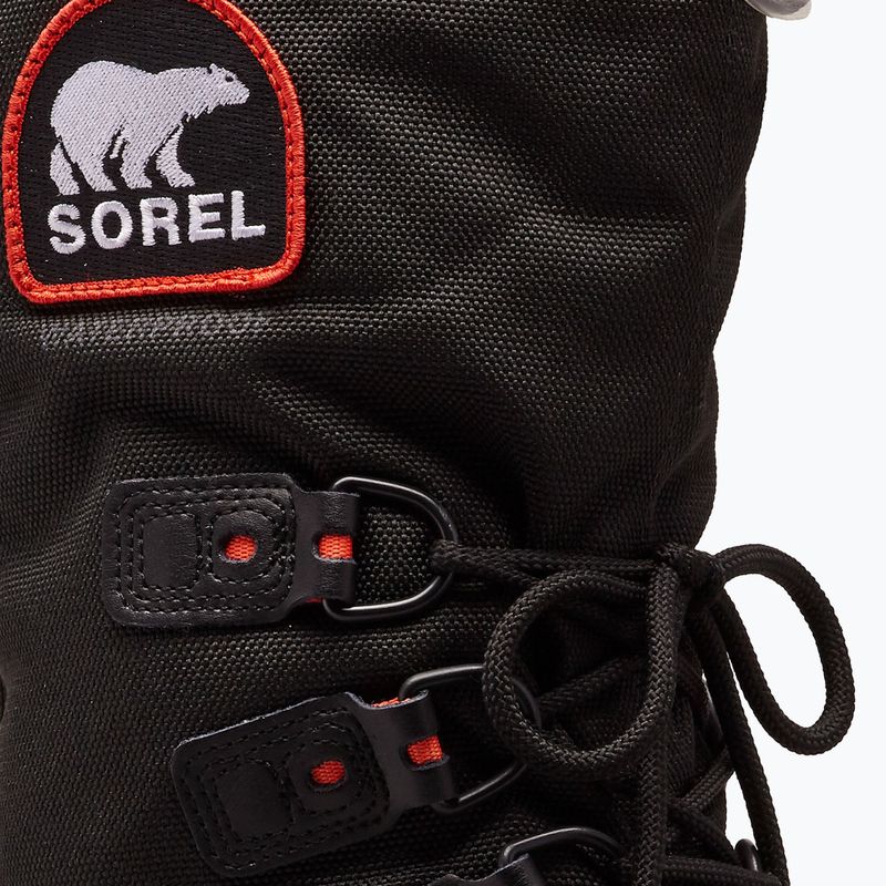Women's snow boots Sorel Glacier XT black/red quar 7