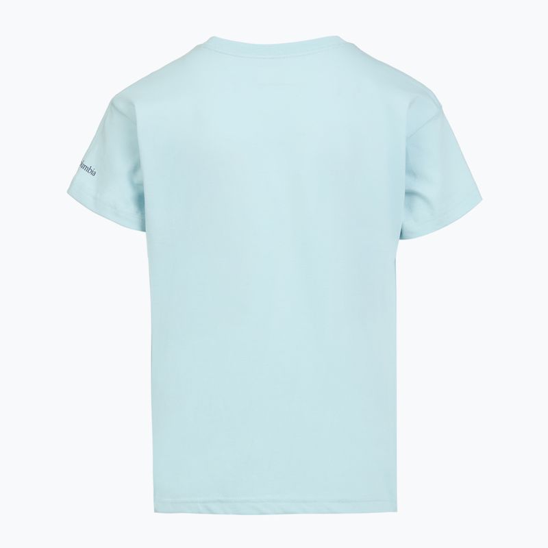 Children's T-shirt Columbia Mission Lake II SS Graphic marine light/bubbly scoped view 2