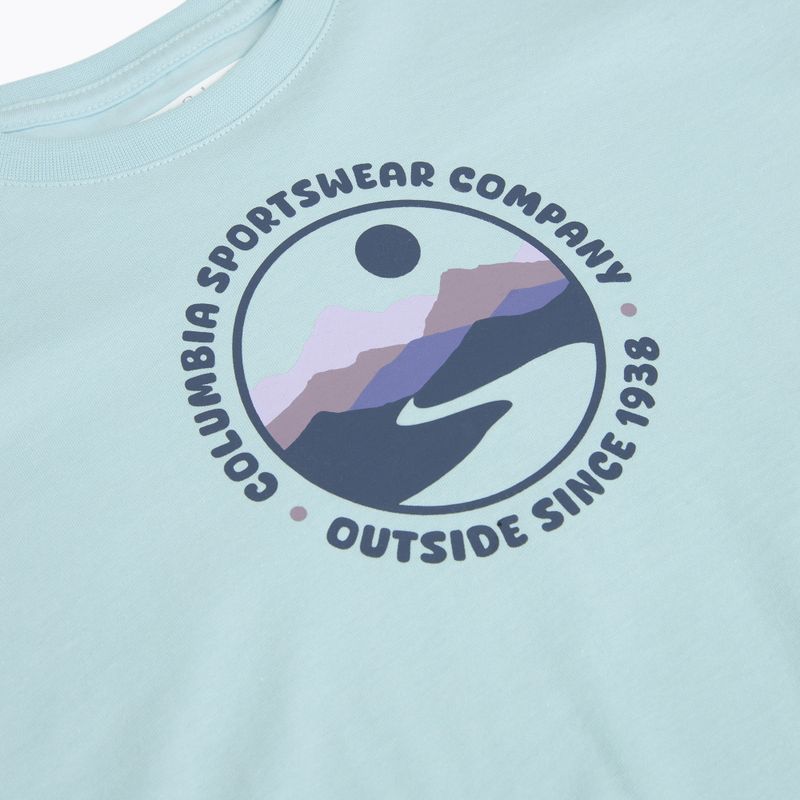 Children's T-shirt Columbia Mission Lake II SS Graphic marine light/bubbly scoped view 3