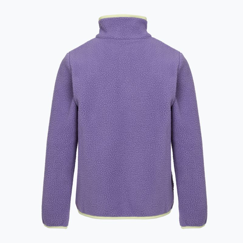 Children's fleece sweatshirt Columbia Halvetia II Half Snap Fleece stormwatch/lavender pearl 2