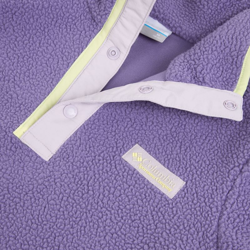 Children's fleece sweatshirt Columbia Halvetia II Half Snap Fleece stormwatch/lavender pearl 3