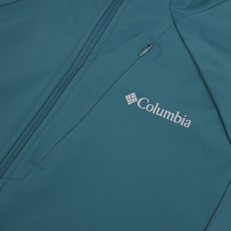 Men's softshell jacket Columbia Trailborne everblue 3