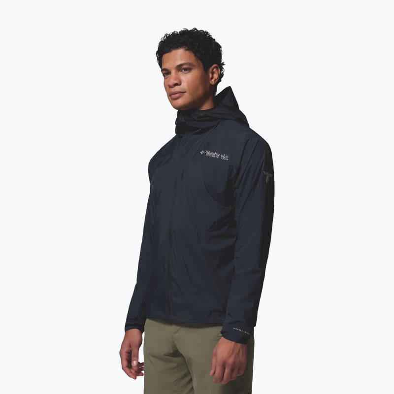 Men's wind jacket Columbia Khyex Pro Wind black 4