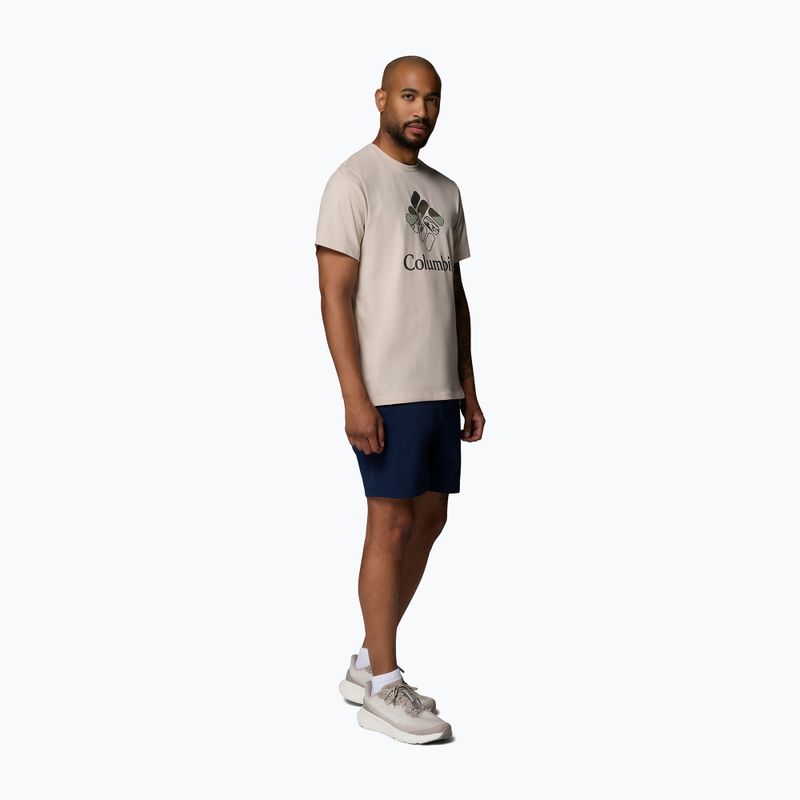 Men's T-shirt Columbia CSC Seasonal Graphic dark stone/heavenly stacked gem 2