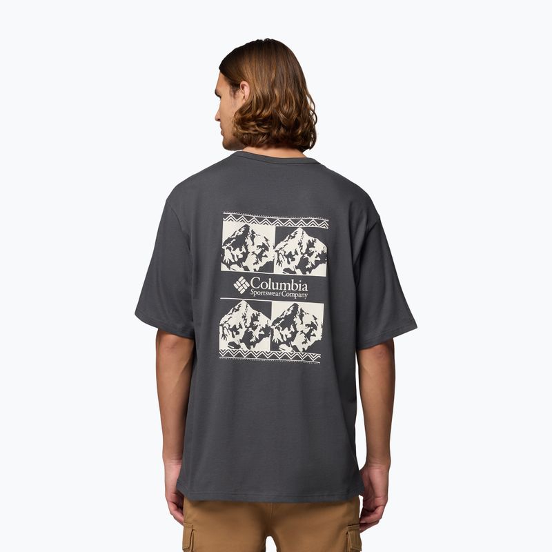 Men's T-shirt Columbia CSC Heavyweight Iconic Tee shark/repeated peaks 3