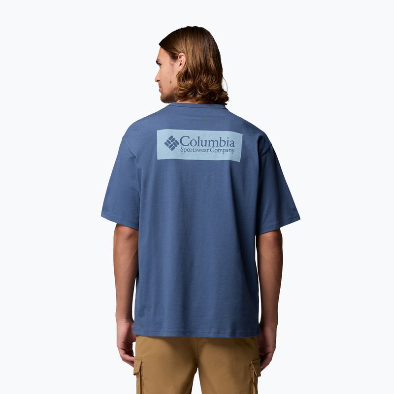 Men's T-shirt Columbia CSC Heavyweight Iconic Tee dark mountain/csc box logo 3