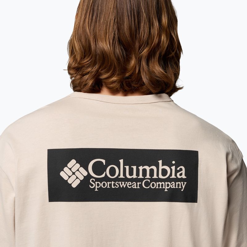 Men's T-shirt Columbia CSC Heavyweight Iconic Tee dark stone/csc box logo 4