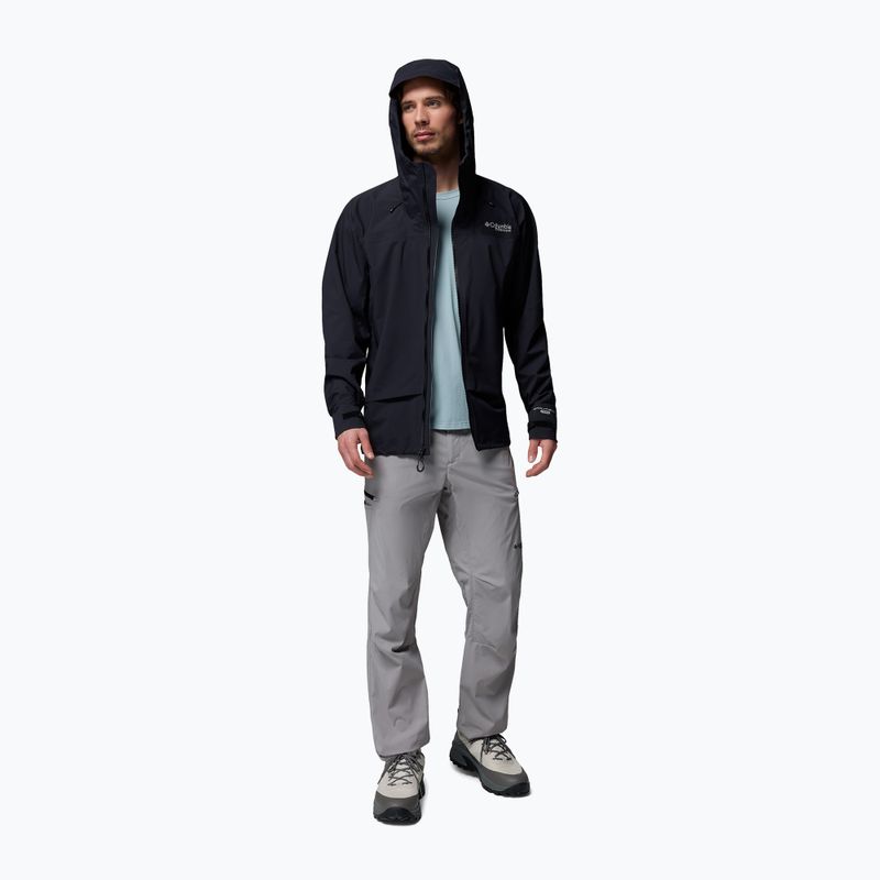 Men's softshell jacket Columbia Saudan Pro 3L black 2