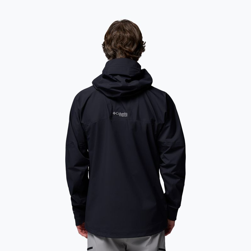 Men's softshell jacket Columbia Saudan Pro 3L black 3