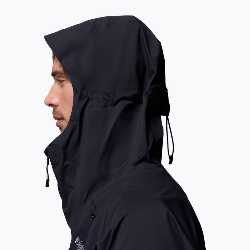 Men's softshell jacket Columbia Saudan Pro 3L black 6