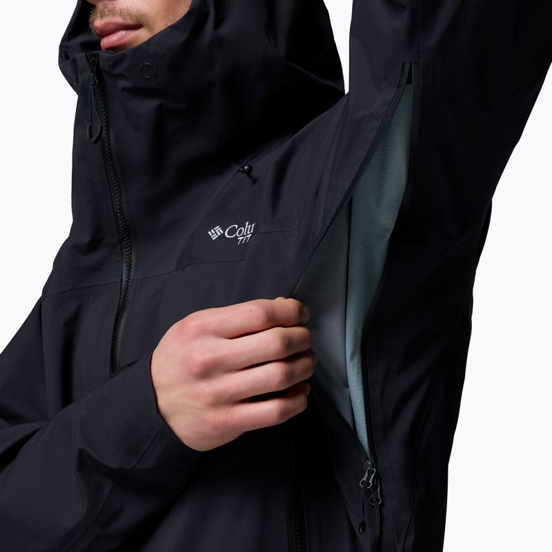Men's softshell jacket Columbia Saudan Pro 3L black 9