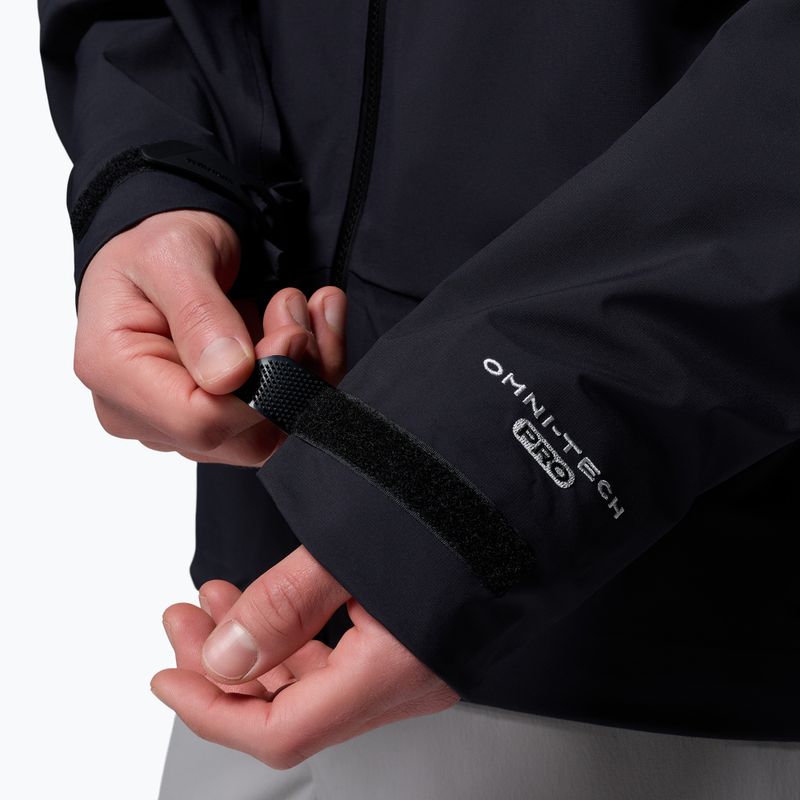 Men's softshell jacket Columbia Saudan Pro 3L black 11