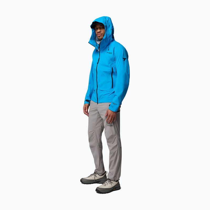 Men's softshell jacket Columbia Saudan Pro 3L compass blue 2