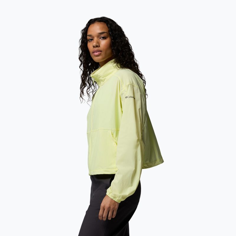 Women's wind jacket Columbia AmazeStretch citron haze 4