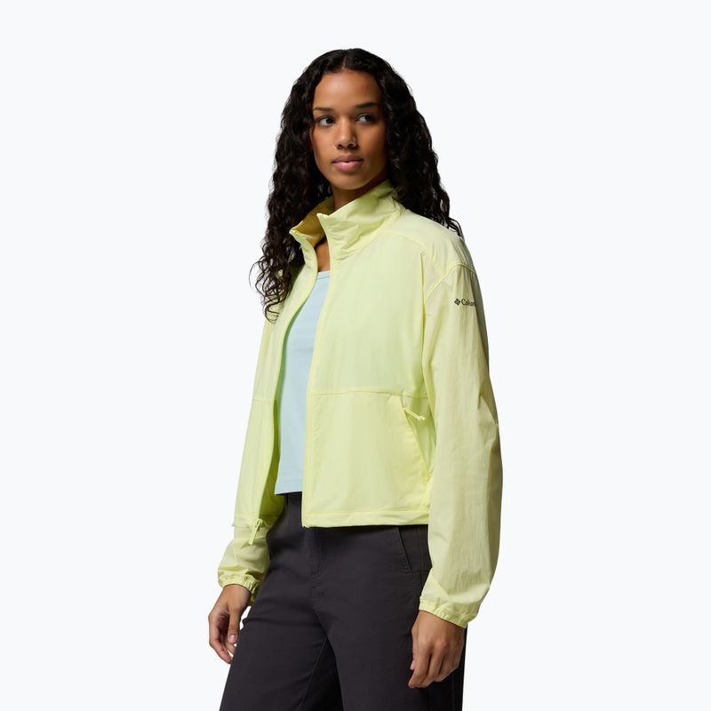 Women's wind jacket Columbia AmazeStretch citron haze 5