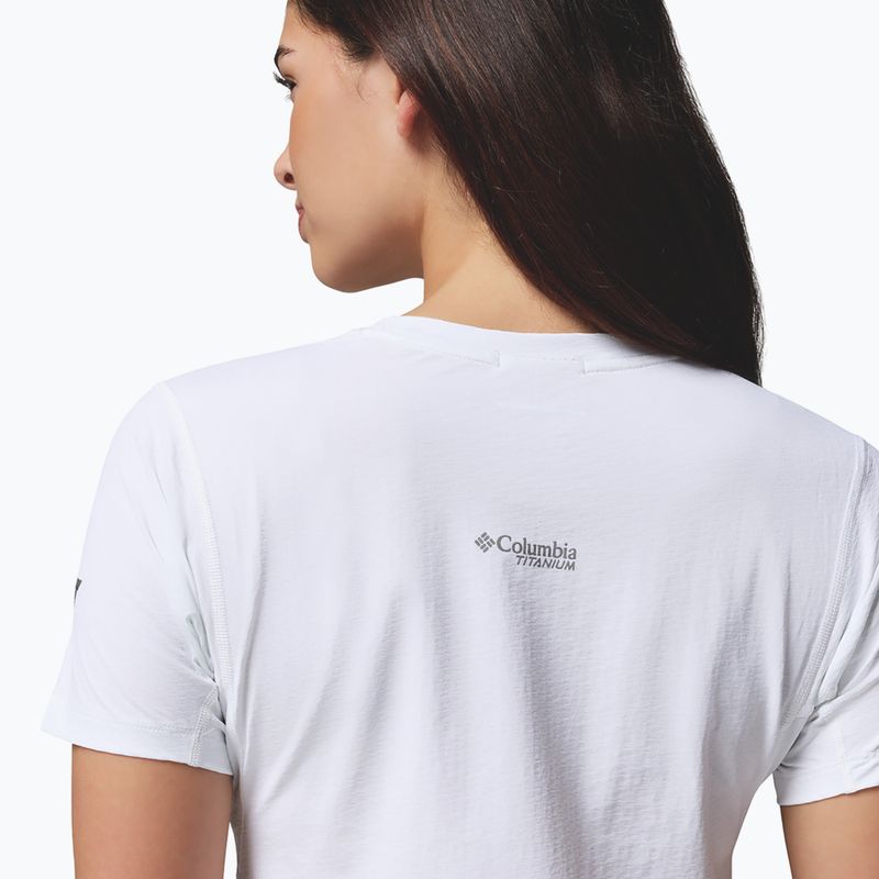 Women's T-shirt Columbia Diamond Peak Pro white 5