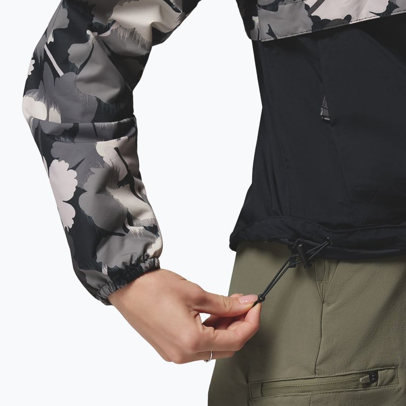 Women's wind jacket Columbia Spire Valley Printed Windbreaker black ikatbloom print/black 6