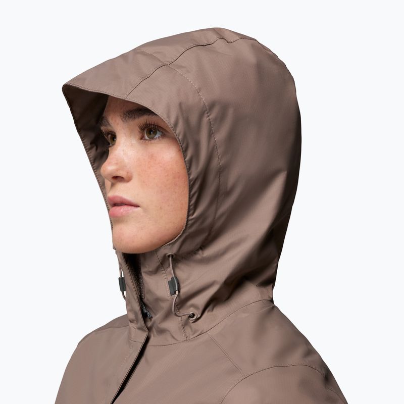 Women's rain jacket Columbia Pouring Adventure III iron 6