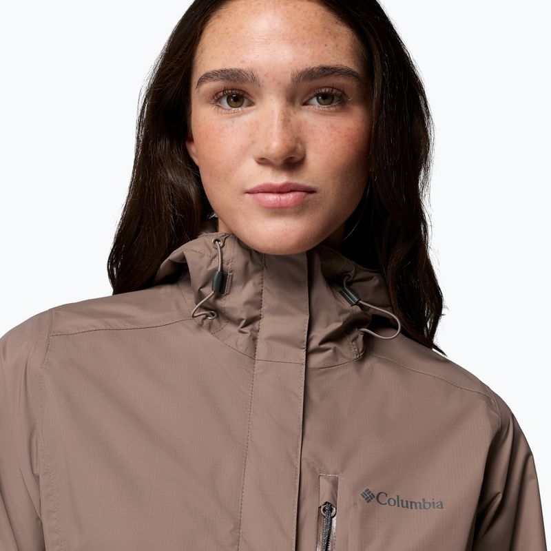 Women's rain jacket Columbia Pouring Adventure III iron 7