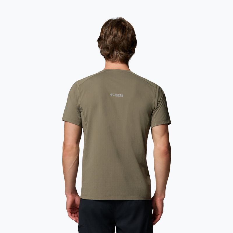 Men's T-shirt Columbia Diamond Peak Pro stone green 3