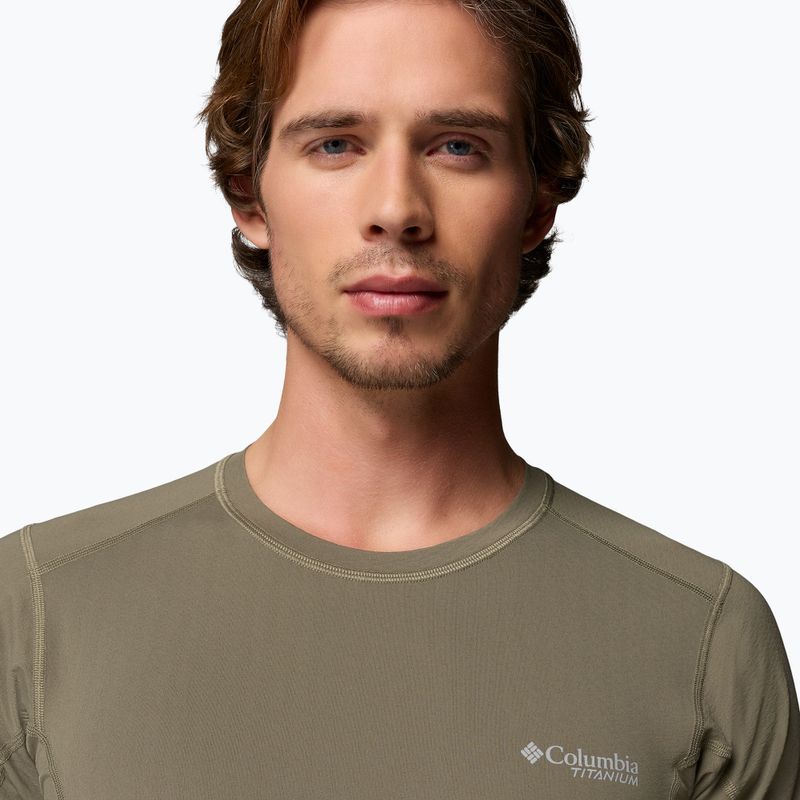 Men's T-shirt Columbia Diamond Peak Pro stone green 5