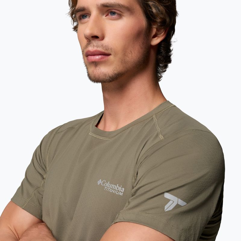 Men's T-shirt Columbia Diamond Peak Pro stone green 6