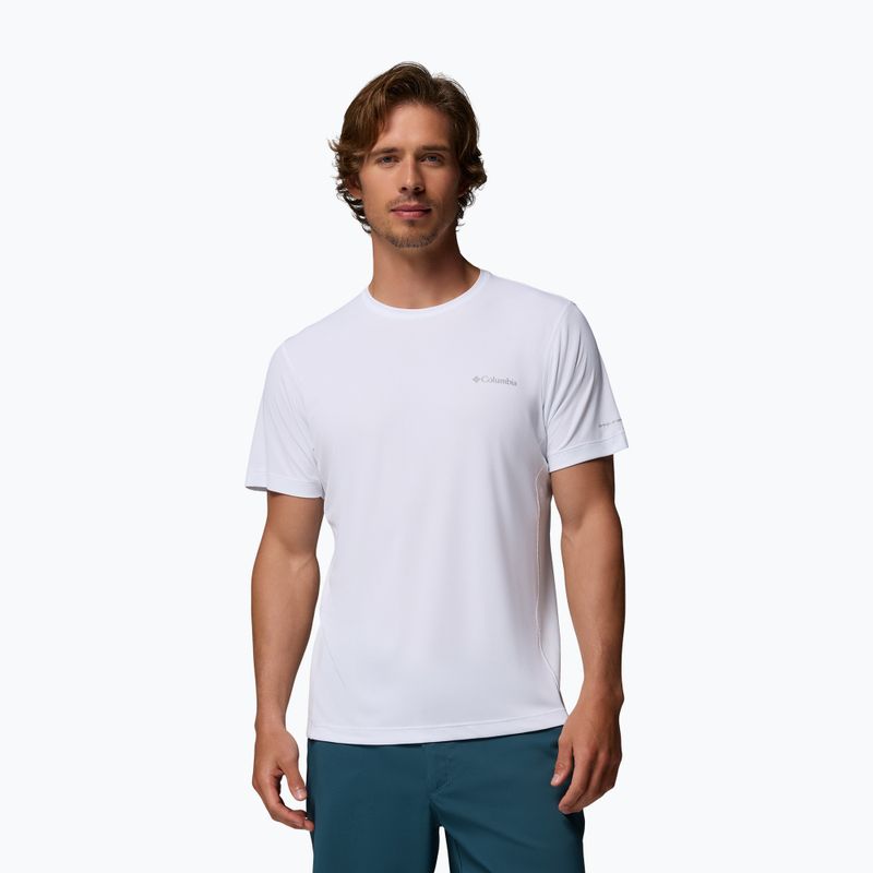Men's T-shirt Columbia Diamond Peak Pro white