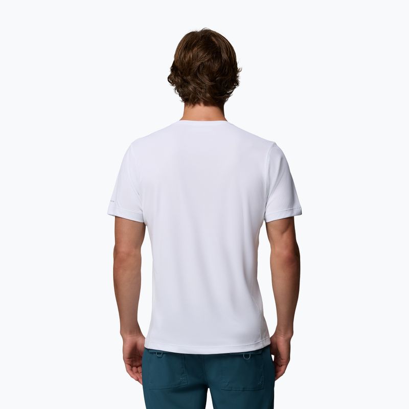 Men's T-shirt Columbia Diamond Peak Pro white 3