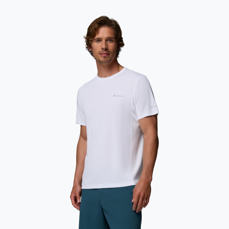 Men's T-shirt Columbia Diamond Peak Pro white 4