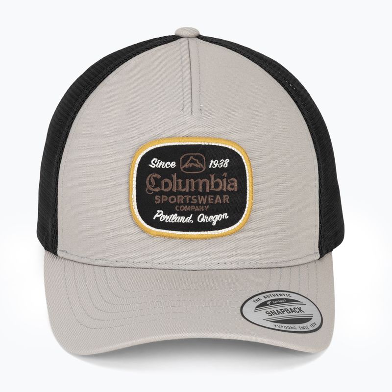Baseball cap Columbia Road Ready Snap Back flint grey/beer label 2