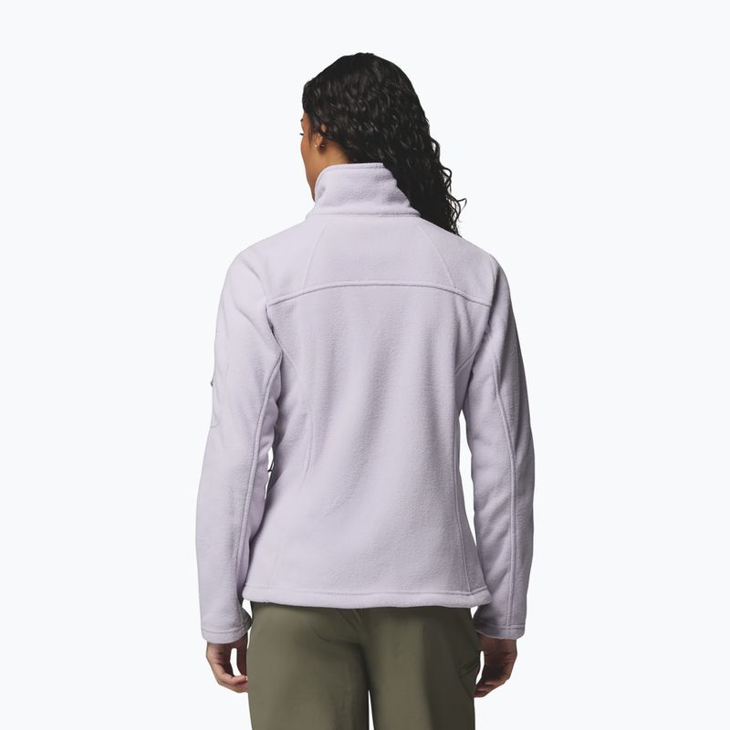 Women's fleece sweatshirt Columbia Fast Trek II lavender pearl 3