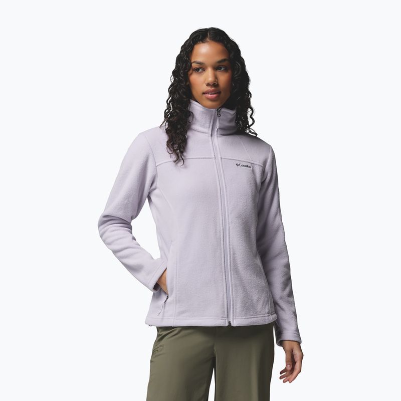 Women's fleece sweatshirt Columbia Fast Trek II lavender pearl 5