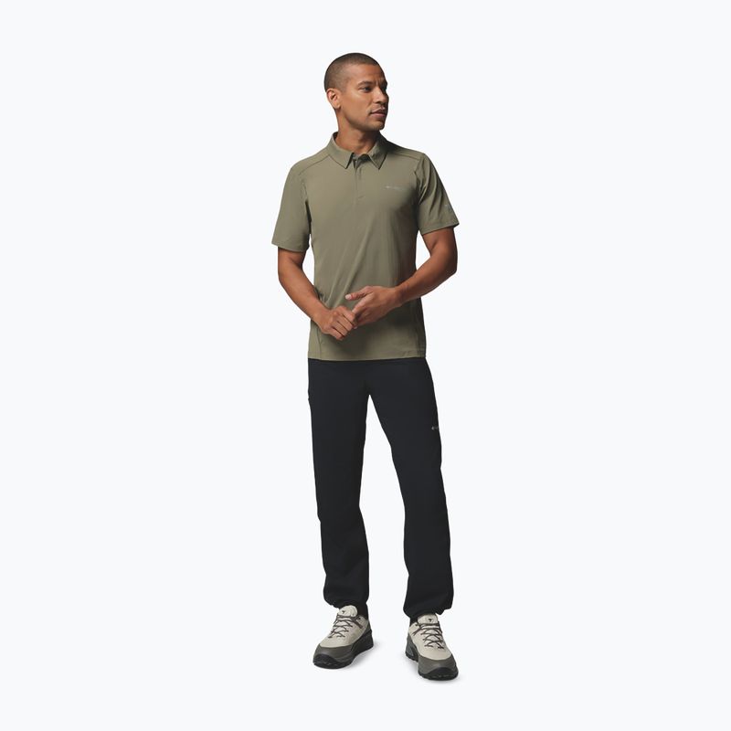 Men's T-shirt Columbia Diamond Peak Pro Polo stone green 2