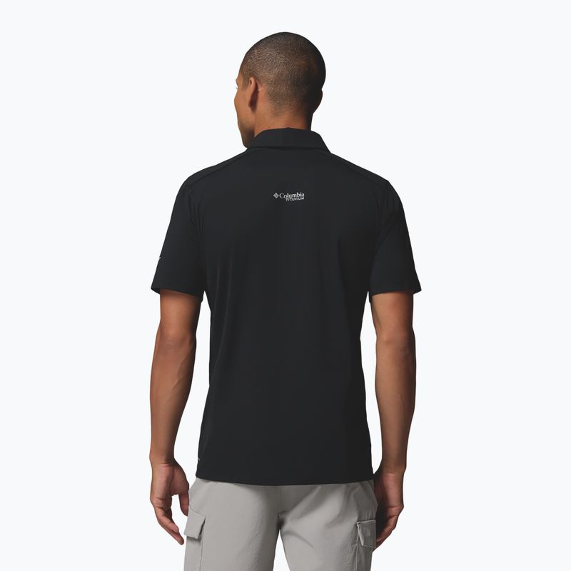 Men's T-shirt Columbia Diamond Peak Pro Polo black 3