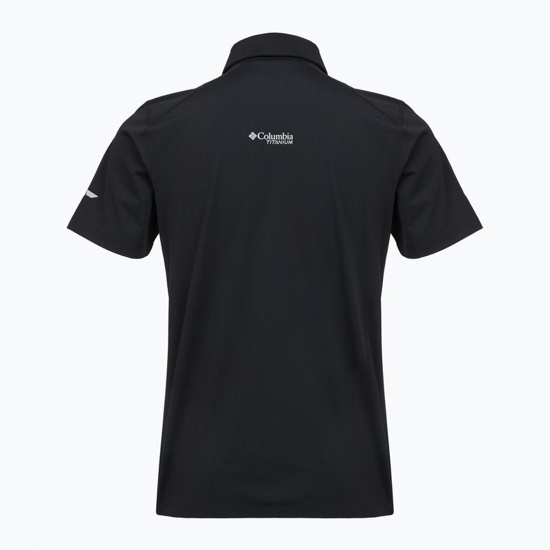 Men's T-shirt Columbia Diamond Peak Pro Polo black 2