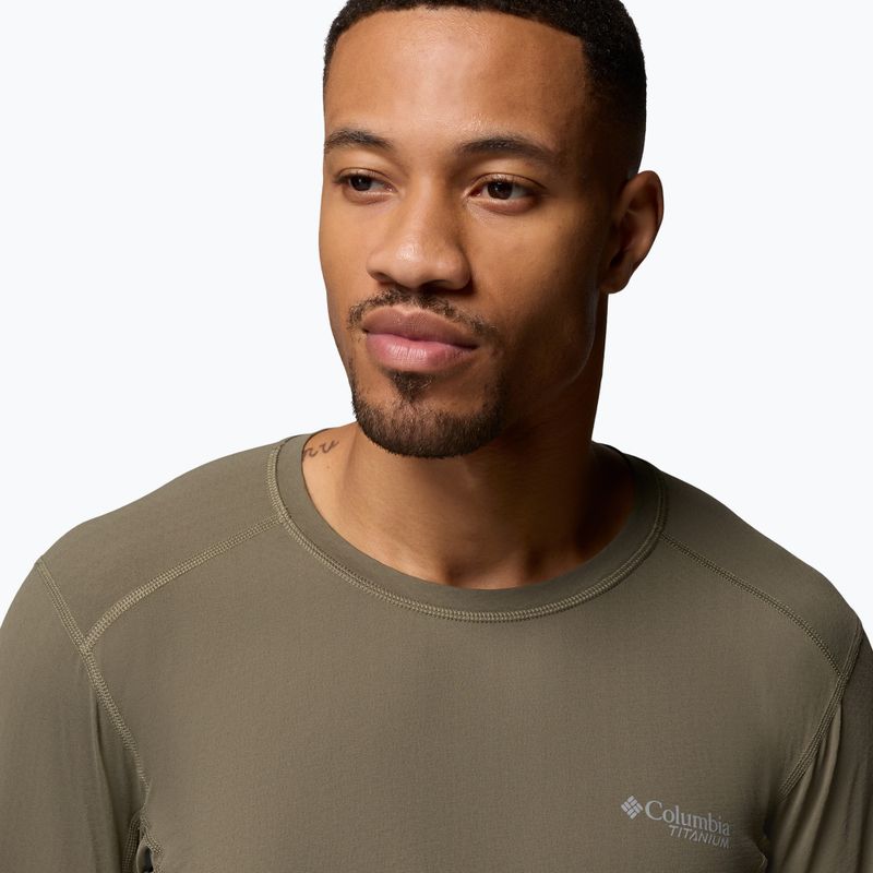 Men's longsleeve Columbia Diamond Peak Pro Crew stone green 5