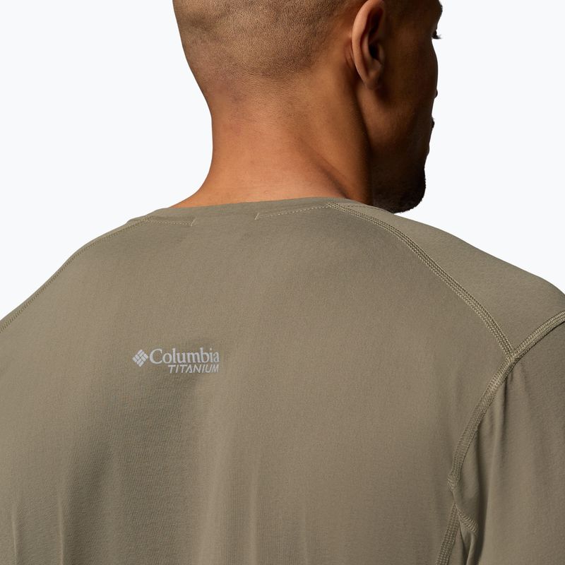 Men's longsleeve Columbia Diamond Peak Pro Crew stone green 6