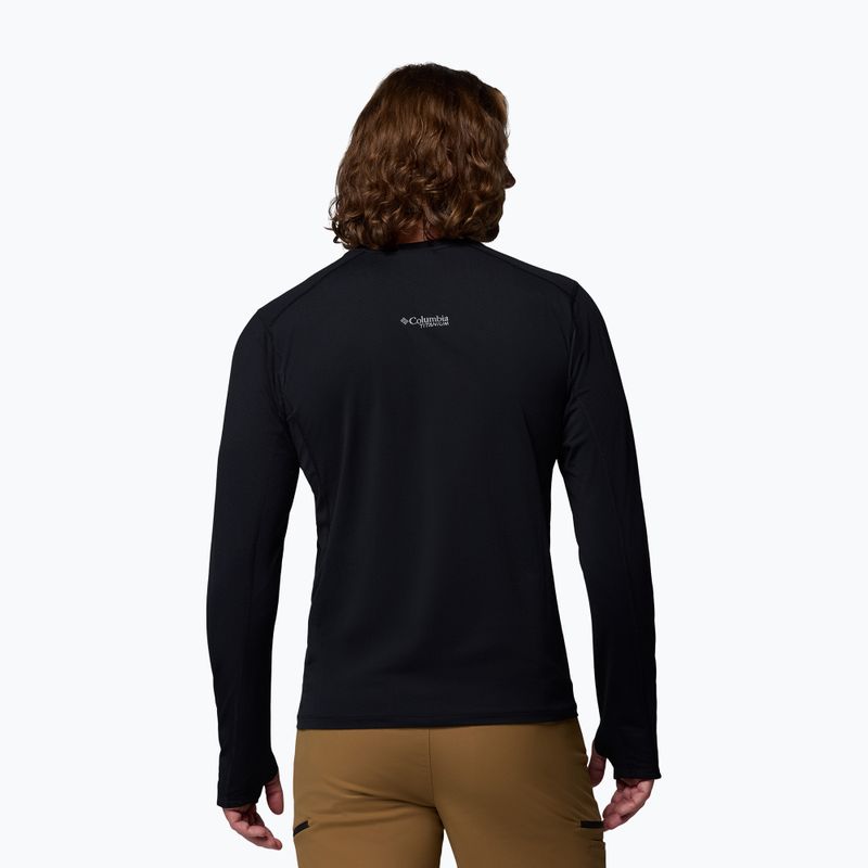 Men's longsleeve Columbia Diamond Peak Pro Crew black 3