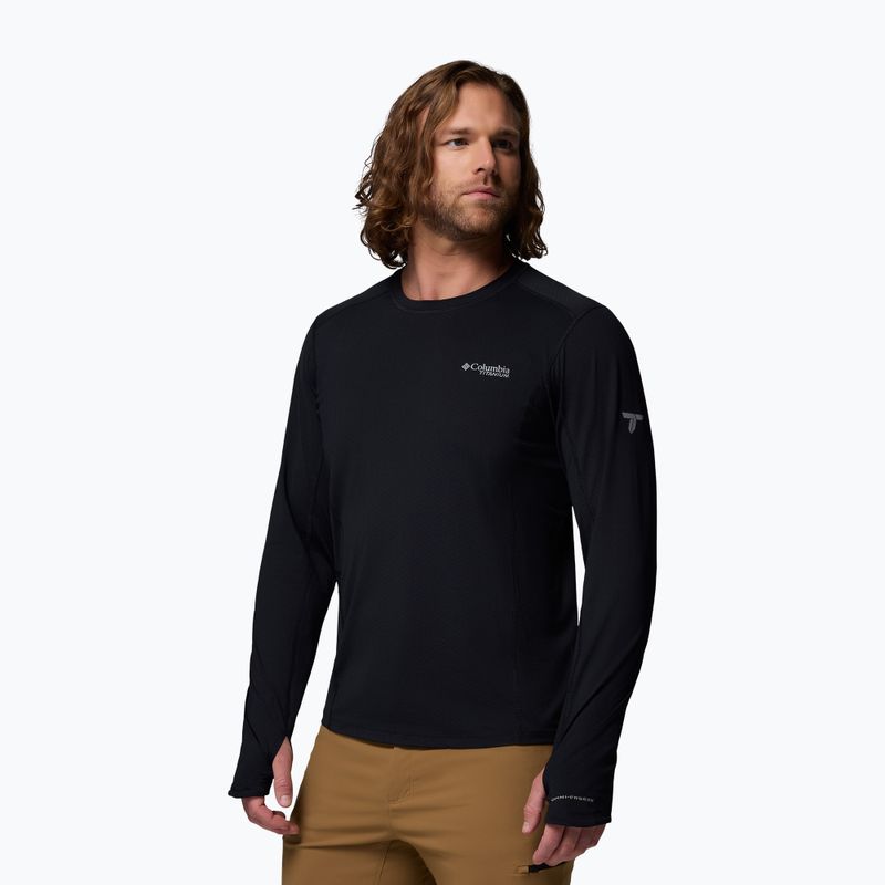 Men's longsleeve Columbia Diamond Peak Pro Crew black 4