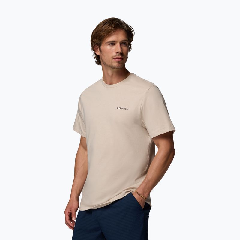 Men's T-shirt Columbia CSC Basic Logo Back Tee dark stone linework c badge 4