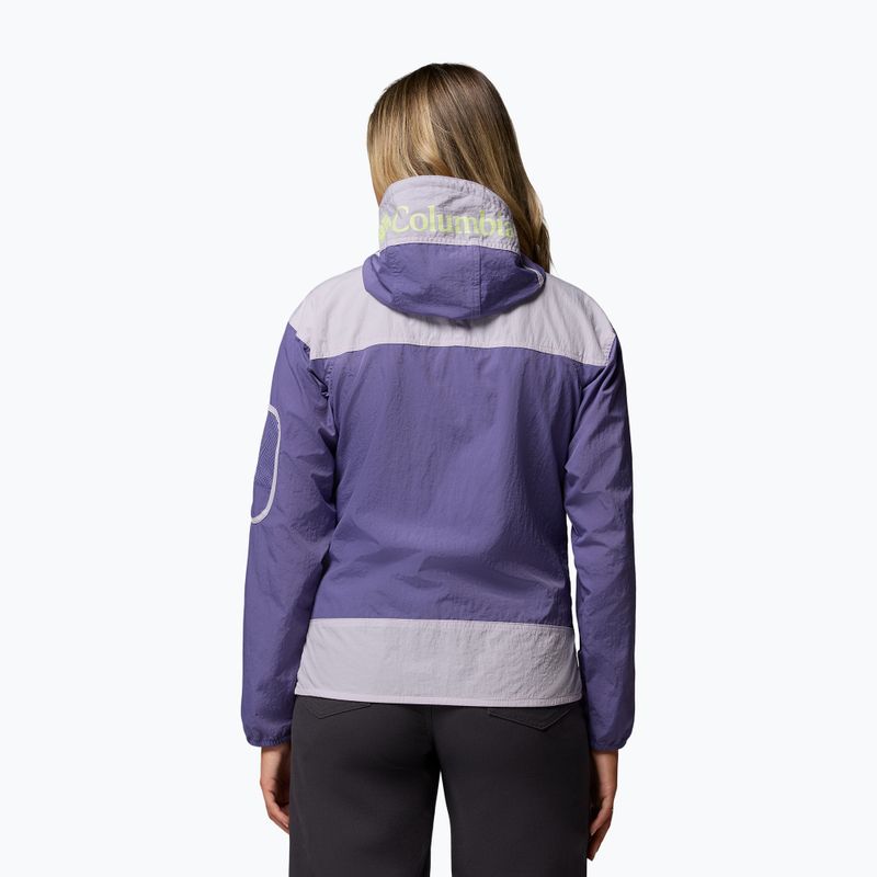 Women's wind jacket Columbia Challenger II Windbreaker stormwatch/lavender pearl 3