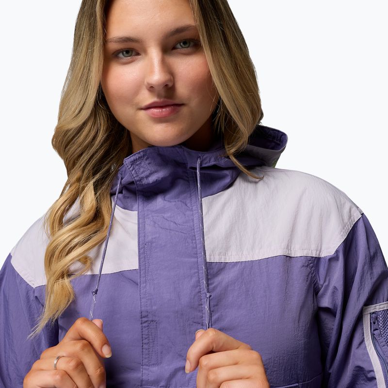 Women's wind jacket Columbia Challenger II Windbreaker stormwatch/lavender pearl 5