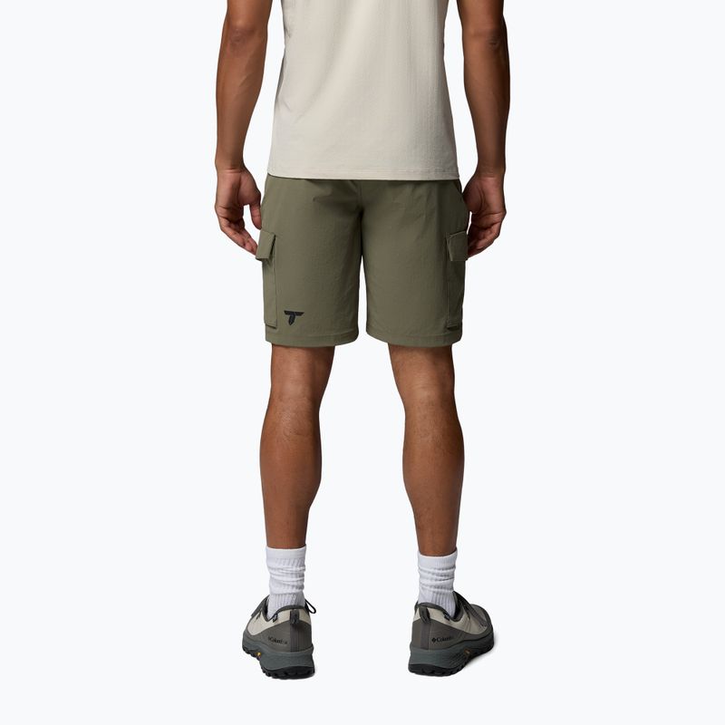 Men's trekking shorts Columbia Silver Ridge Elite stone green 3