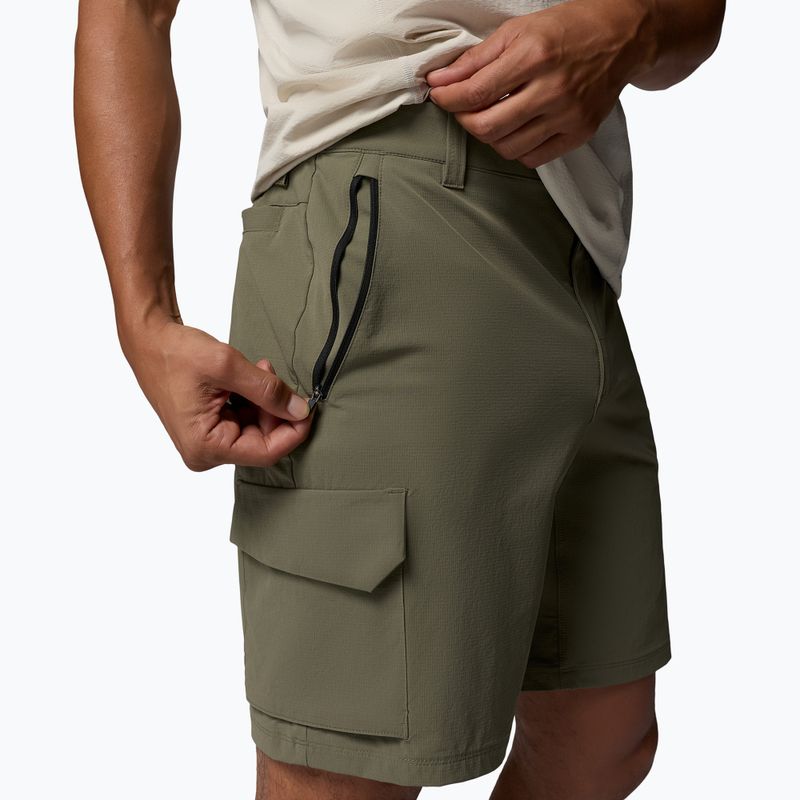 Men's trekking shorts Columbia Silver Ridge Elite stone green 7