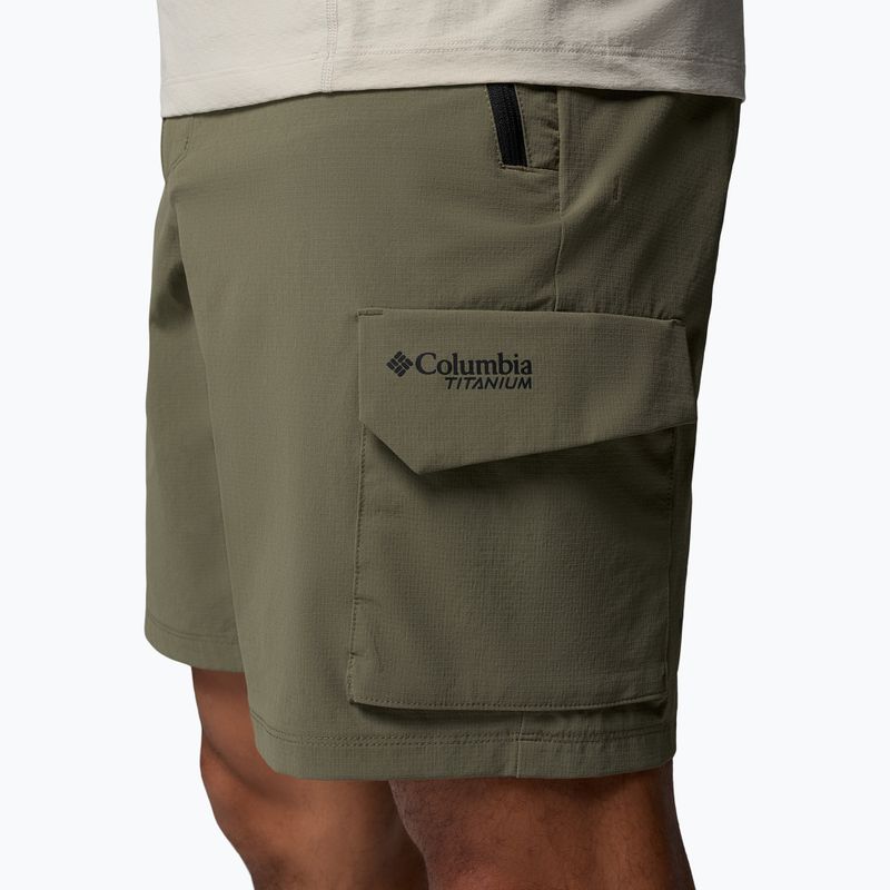 Men's trekking shorts Columbia Silver Ridge Elite stone green 8