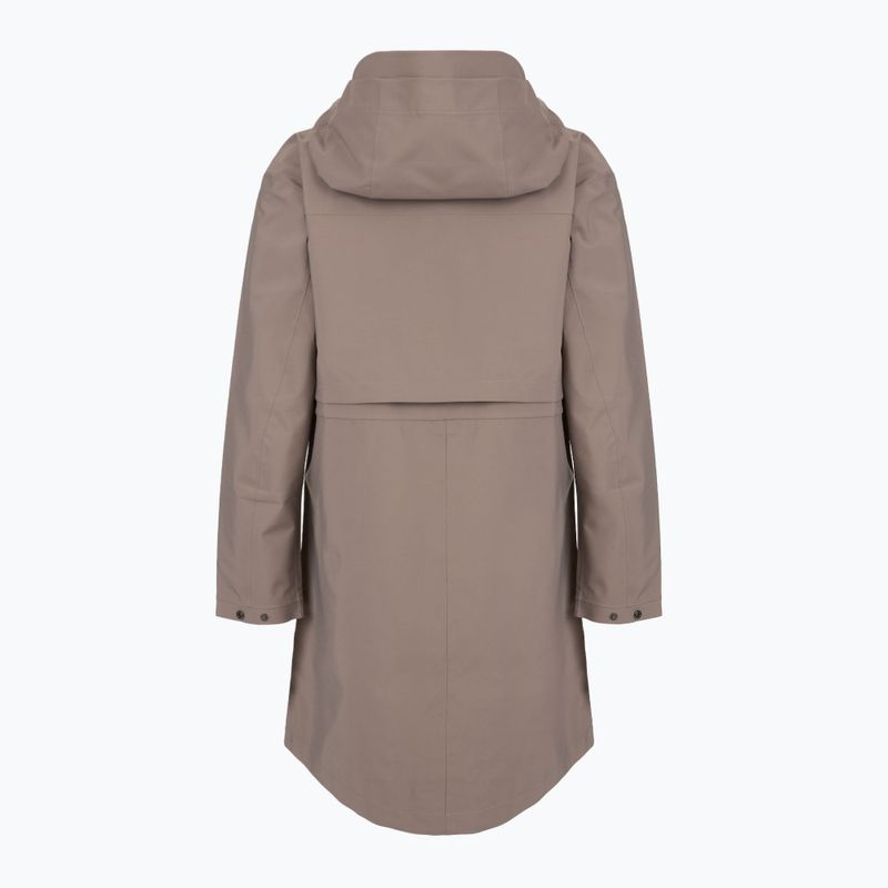 Women's rain coat Columbia Weekend Adventure II Long Shell iron 12