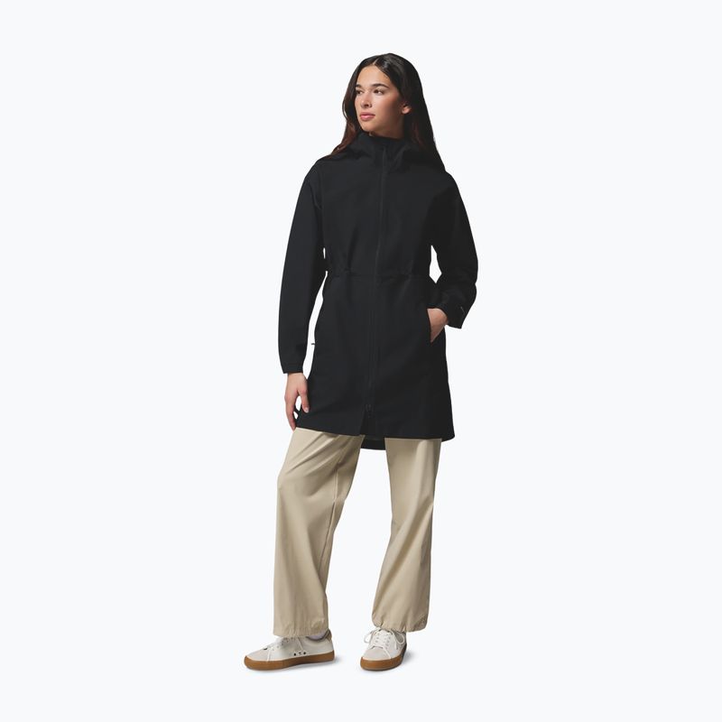 Women's rain coat Columbia Weekend Adventure II Long Shell black 2