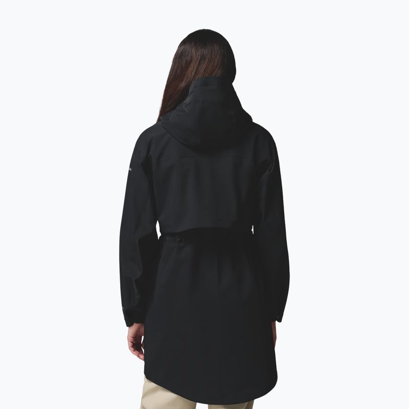 Women's rain coat Columbia Weekend Adventure II Long Shell black 3