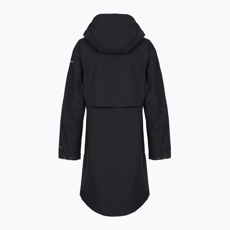 Women's rain coat Columbia Weekend Adventure II Long Shell black 2